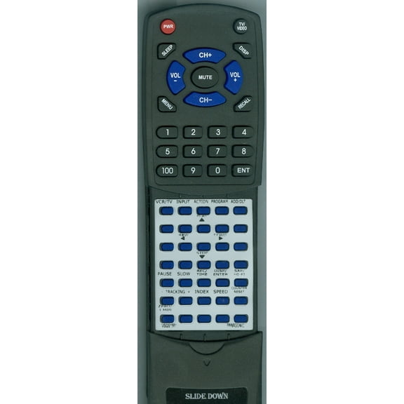 Replacement Remote for QUASAR RTVSQS1561, VSQS1561, VHQ860, VHQ950, VSQS1562, VHQ840, VHQ830, VHQ820