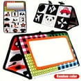 thumbnail image 2 of Estbridge 1pc Foldable Tummy Time Mirror Toy  Double-Sided High Contrast Black and White Design  Polyester Sensory Development Play Mat for Youngsters  Ideal for Christmas and Halloween G, 2 of 6