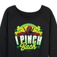 thumbnail image 3 of Marvel Deadpool - St. Patrick's Day I Pinch Back - Women's French Terry Pullover Sweatshirt, 3 of 5