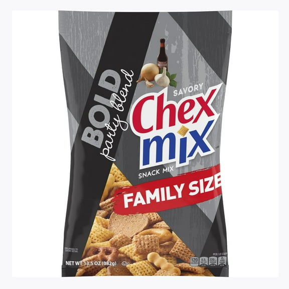 Pack Of 2 Chex Mix Bold Party Blend Snack Mix - Family Size, 13.5 oz (Package May Vary)