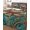 Green, variant on Full Size Quilt Bedding Set, William Morris Plant Floral Reversible Summer Quilt 3 Pieces, Retro Lotus Flower Leaves Lightweight Bedspreads Coverlets with 2 Pillow Shams for All Seasons