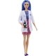 thumbnail image 1 of Muñeca moderna Barbie Scientist con cabello azul, bata de laboratorio y zapatos planos Barbie -, 1 of 4