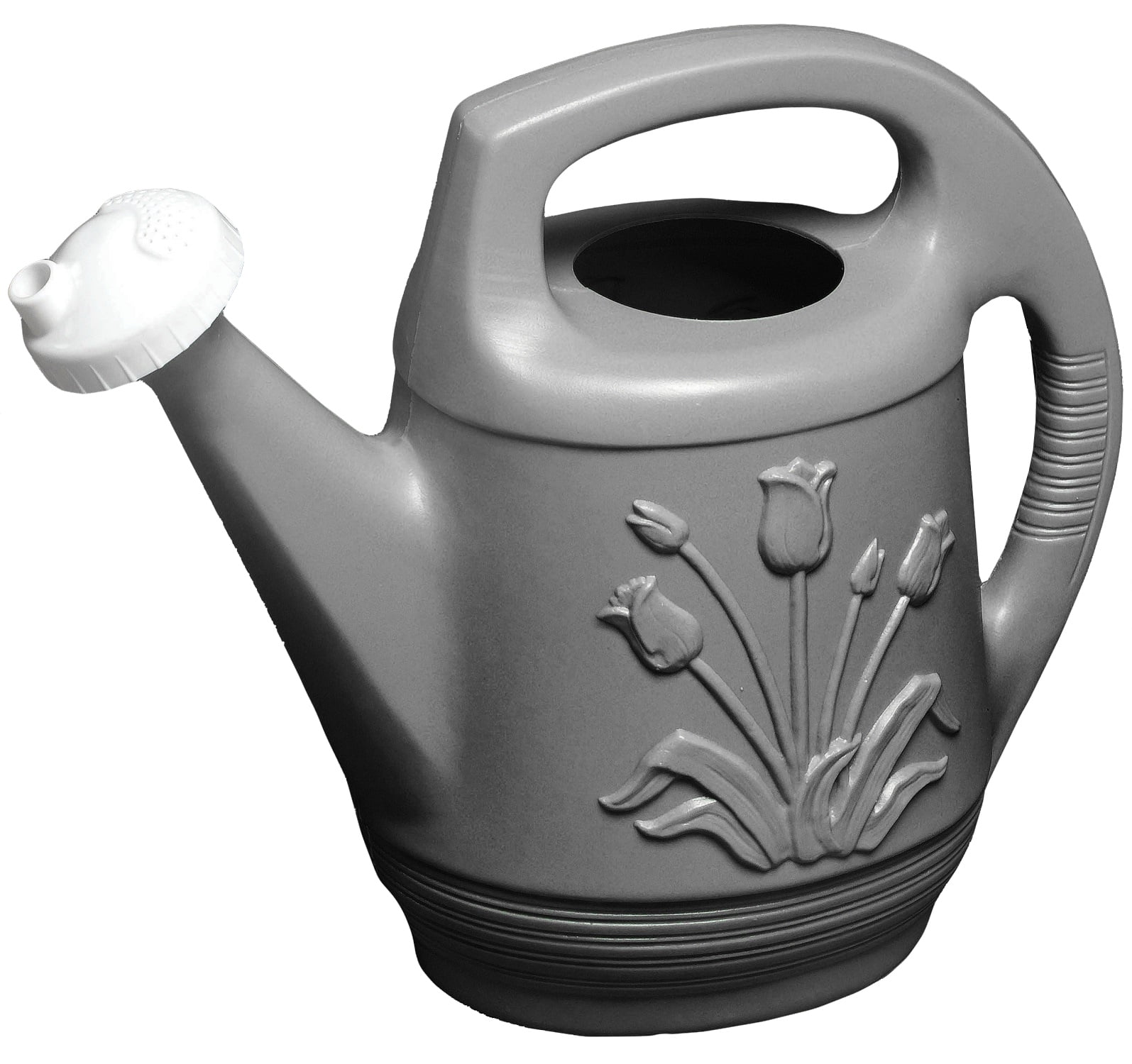 Bloem Promo Watering Can Rotating Duel Nozzle 2 Gallon Peppercorn by Bloem
