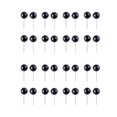 thumbnail image 1 of 200pcs DIY Needle Style Dolls Eyes Plush Playthings Eyes Animals Doll Eyes Accessories for Art Craft Toys Supplies (6mm), 1 of 2