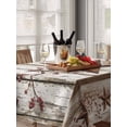 thumbnail image 6 of Texas Star Grey Wooden Table Cloth, Waterproof Tablecloth for Rectangle Tables, Farmhouse Berry Countryside Reusable Washable Fabric Table Cover for Restaurant Kitchen Dining Tables 60"x102", 6 of 9