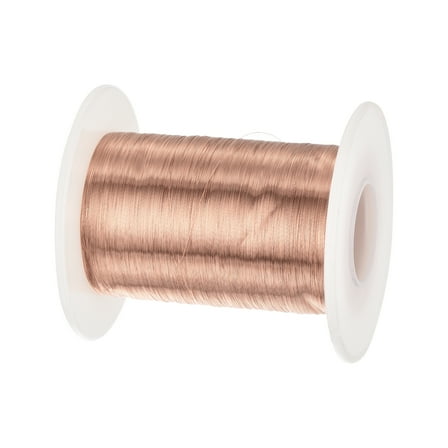 Uxcell 0.1mm Magnet Wire 6398ft Enameled Copper Wire Magnet Winding Wire Coil 150gram 155C