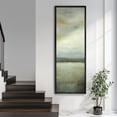 thumbnail image 3 of Large Framed Canvas Art Abstract Sky Landscape Print for Vintage Living Room Bedroom Wall Decor - 60"x20" Black Framed, 3 of 6