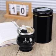 6 in 1 Yerba Mate Cup Set Black