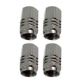 thumbnail image 2 of JISADER 4 Pieces Generic Leakproof Tire Valve Stem Cap for Bicycles Trucks Cars Gray, 2 of 9