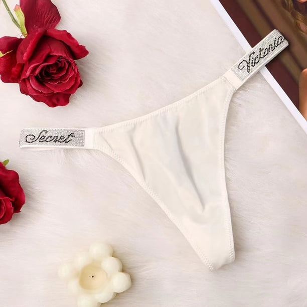 Victoria Secret Tanga Sexy De Seda De Hielo Sin Costuras Color Sólido Cintura Baja M-XL Ropa Interior De Confort Suave Gao Jiahui unisex