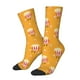 thumbnail image 1 of Fotbe Cute Popcorn Calcetas Largas con Estampado para Hombre y Mujer – Calcetas de Compresión Transpirables y Elásticas, Viajar y Uso Diario Talla 5-11, 1 of 6