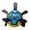 Los Angeles, variant on ProBall Pets Paris Dog Soccer Ball with Straps, 6 Inch Interactive Ball for Small Medium Dogs, Floating Pool Toy, Outdoor Fetch & Tug Toy, Dog Birthday & Christmas Gift, City Edition
