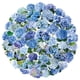 thumbnail image 2 of Paquete de pegatinas de vinilo con diseño de hortensias y flores azules, 50 unidades, 2 of 2