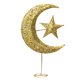 thumbnail image 1 of 1pc 30cm Brillo Pentagrama Pentagrama Forma de luna Toppers de árbol Creative Treetop, 1 of 5