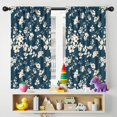 thumbnail image 5 of Blackout Kids Curtains,Pioneer Flower Floral Print Pattern Childrens Insulated Curtains Set Of 2,Bedroom Essentials,Toddler Room Decor 42"x54", 5 of 5