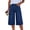 Dark Blue, variant on EMMIOL Women's High Waisted Baggy Denim Bermuda Shorts - Y2K Wide Leg Casual Trendy Streetwear Summer Shorts