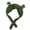 Vert, variante sur Koszal Hiver Mode Mignon Fille Grenouille Yeux Couleur Unie Oreille Tricotée Couvre Oreille Chapeau Earmuff