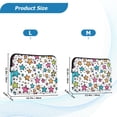 thumbnail image 4 of FORMRS 13-13.3 inch Laptop Sleeve Case Soft Carrying Quilted Computer Bag Cover, White Stars, 4 of 7