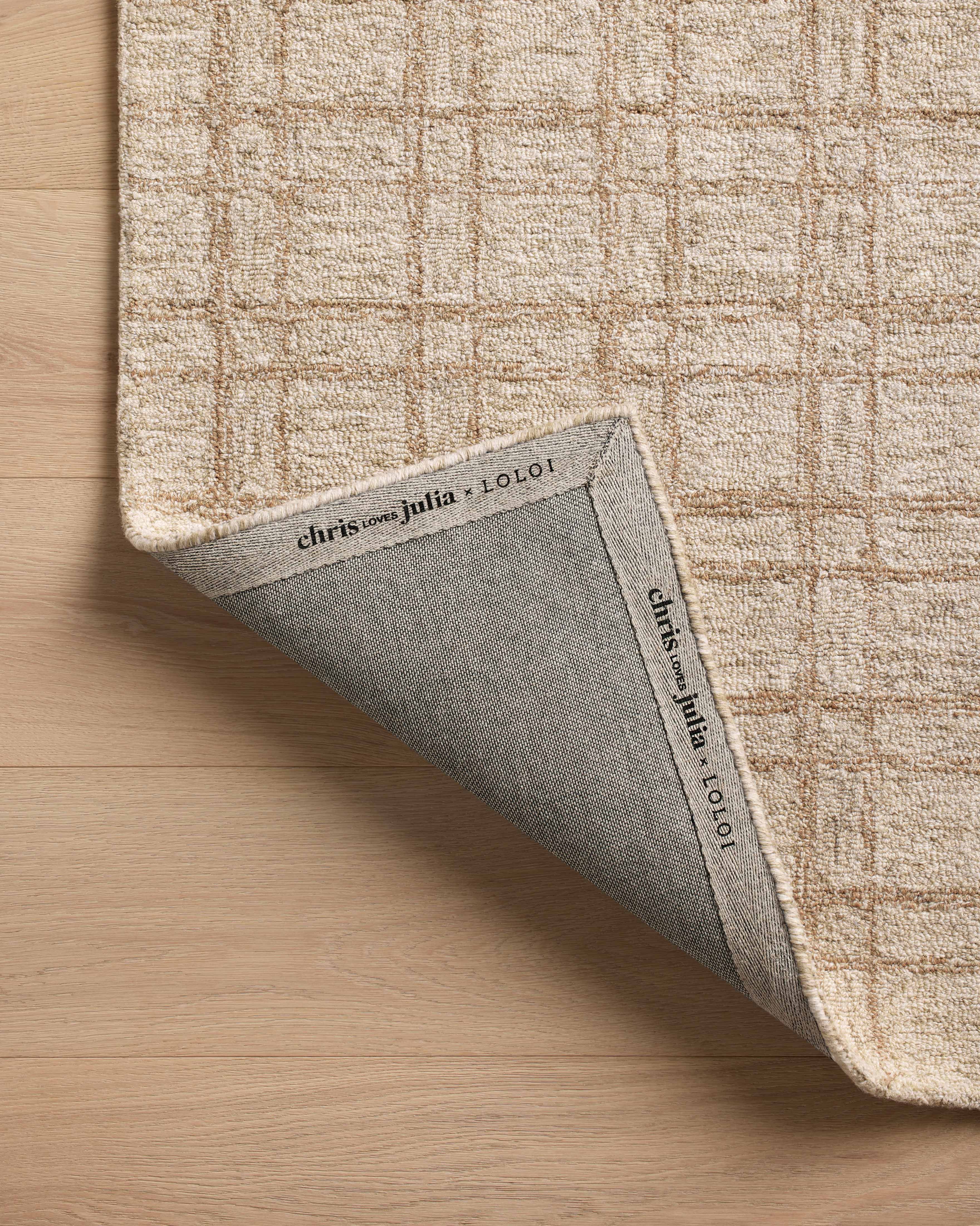Chris Loves Julia x Loloi Polly Khaki / Sand 9'-3" x 13' Area Rug
