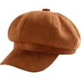 thumbnail image 5 of CoCopeaunts Octagonal Newsboy Cap for Women Autumn Winter Korean Fashion Beret Warm Painter Cap Retro British Style Unisex, 5 of 7