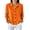 Orange, variant on Cardigan Shirts for Women Collared Waffle Knit Button Down Shacket Drop Shoulder Long Sleeve Fall Winter Blouses Blue S