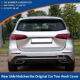 thumbnail image 3 of Cubierta del gancho de remolque trasero del parachoques único de Bargains en azul, compatible con Mercedes-Benz Clase B W246 2011-2014 No.A2468851022, 3 of 6