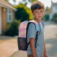 thumbnail image 3 of Aplkyhs Galaxy Axolotl School Backpack for Students 6-18 Ergonomic Padded Adjustable Straps Large Capacity Water Resistant Book Bags for Kids Elementary Middle High School Daily Use, 3 of 7