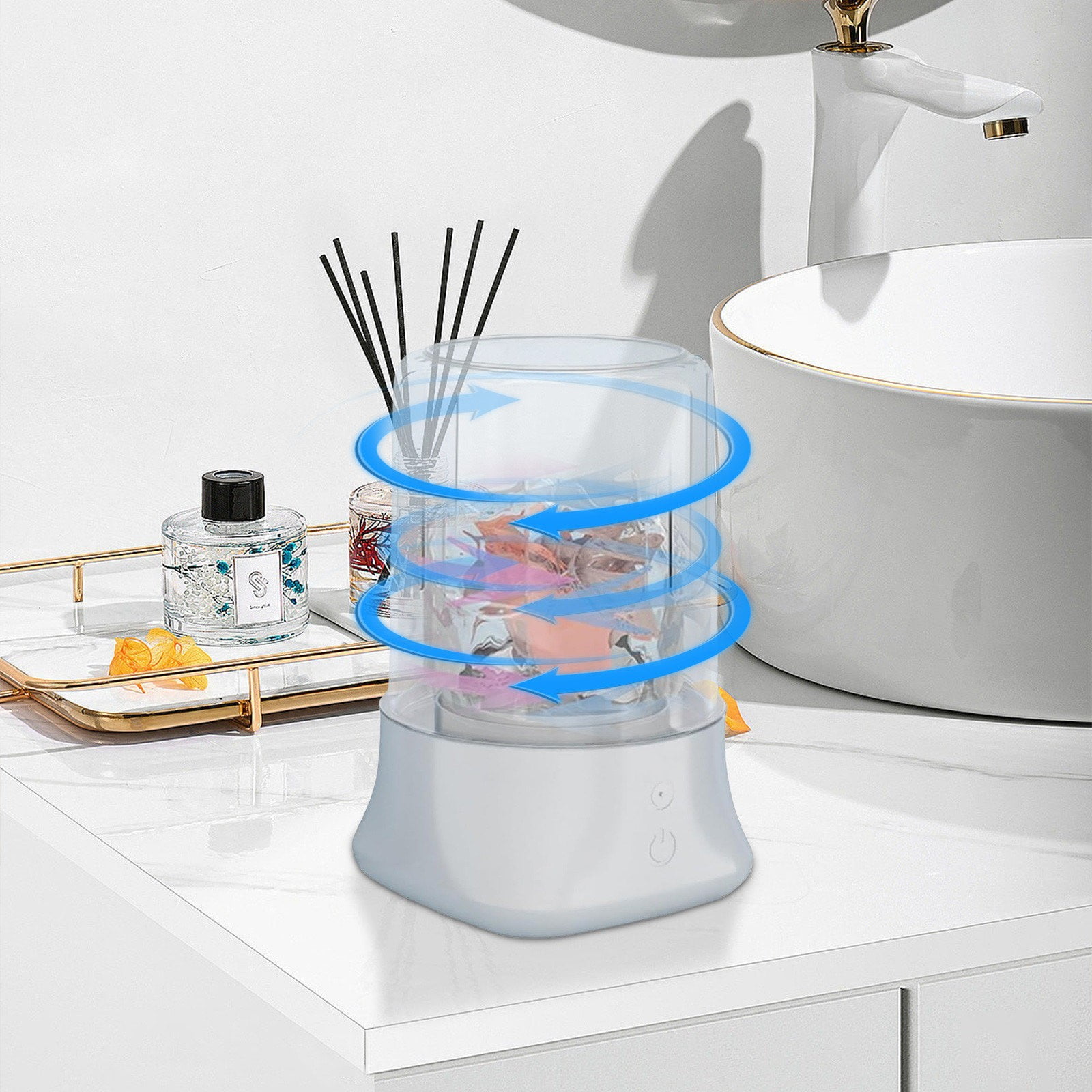 JilgTeok 1 Packs 1L Portable Mini Washing Machine Small Capacity Laundry Machine for Underwear Socks Home Rechargeable Battery Washer Lightweight Compact Clothes Cleaner for Travel Apartment Dorm