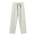 thumbnail image 4 of XINPING Plus Size Pants for Men Big and Tall Relaxed Regular Fit Hiking Pants Stretch Waist Workout Joggers Hiking Pants, 4 of 8