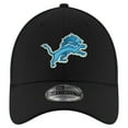 thumbnail image 2 of Men's-New Era  Black Detroit Lions Replica 39THIRTY Flex Hat, 2 of 4