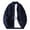 Navy Jacket fot Men, variant on safuny Men's Fashion Casual Knit Cardigan Stand Up Collar Solid Color Double Ended Zip Jacket Long Sleeve Soft able Pocket Stylish Outerwear for Daily Outdoor Activities Black L