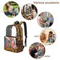 thumbnail image 5 of SEANATIVE Clear School Bag for Kids Elementary School Backpack for Women Men Transparent Bookbag Teens Girls Boys Daypack with Front Zipper Pocket, Cartoon Leopard Print, 5 of 7