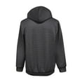 thumbnail image 3 of MHFRRA Sudadera con Capucha y Tejido de Cremallera de Un Cuarto, Ligera, Deportiva, con Bolsillo Delantero, Cómoda y Informal Gris, 3 of 3