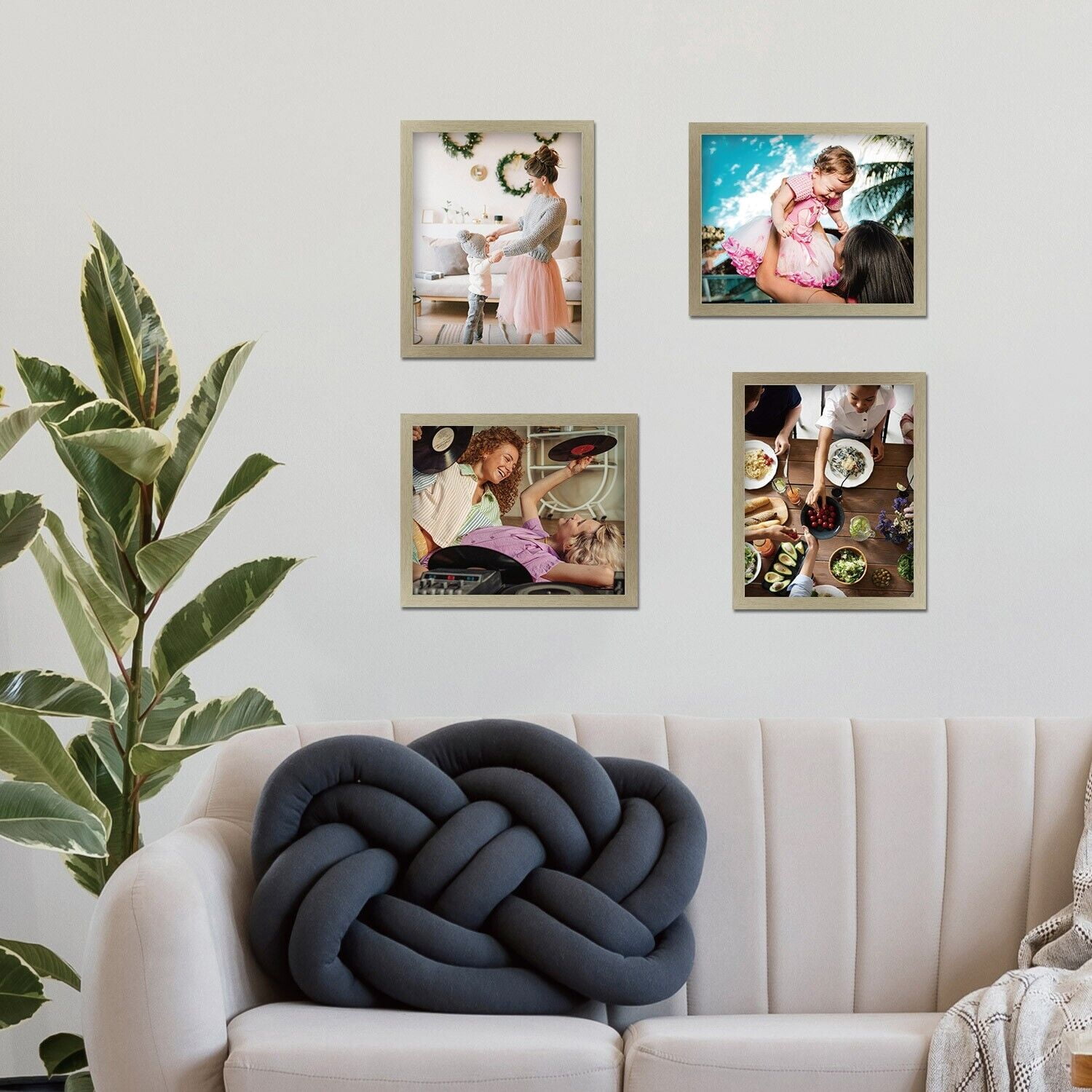8x10 Picture Frames Set of 12, Multi Photo Frames Bulk for Picture Gallery Wall Hanging or Tabletop Display,Gold