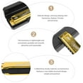 thumbnail image 5 of Homoyoyo Golden 10 Holes Harmonica for Beginners Lightweight Portable Musical Instrument for Home Use, 5 of 5