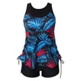 thumbnail image 4 of Tiweut Two Piece Women's Tankini Swimsuits Blouson Swim Tank Top with Shorts Modest Bathing Suits, 4 of 4