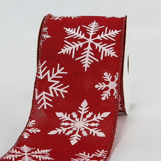 Nvzi Rollos de cinta de arpillera navideña de 10 yardas, cinta decorativa de Navidad para envolver regalos, lazos, coronas, decoración, A09