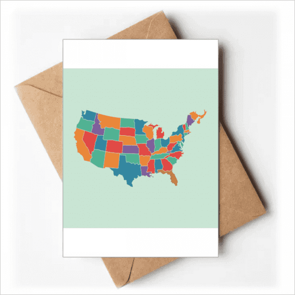 America Map States Pattern Greeting Cards You are Invited Invitations