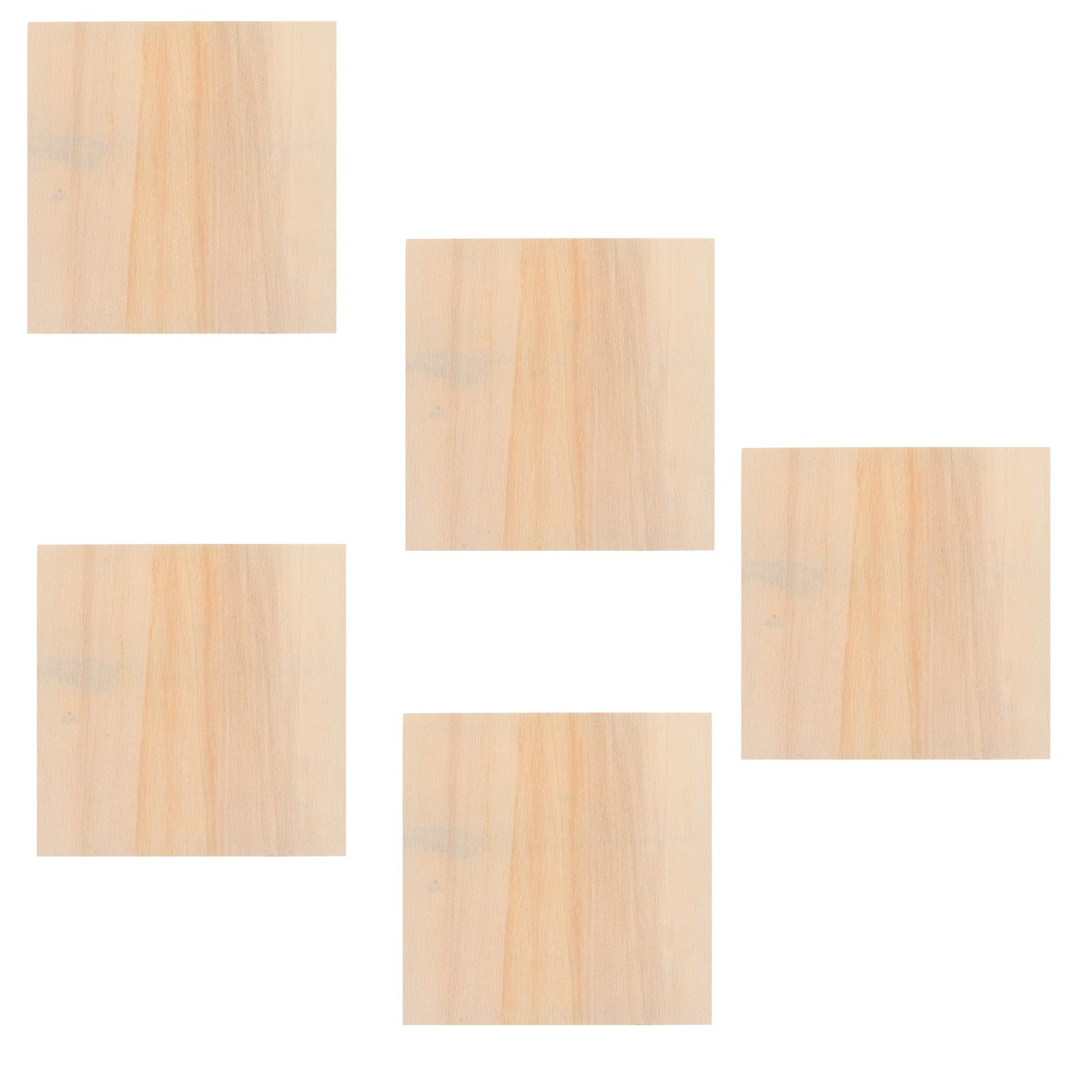 Arborister 5Pcs Unfinished Wood Canvas Panels for Painting DIY Crafts