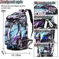 thumbnail image 4 of Mochila de gimnasio SDTAME con compartimento para zapatos multicolor, 4 of 9