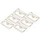 thumbnail image 3 of 100 clips de papel metálicos, proceso de galvanoplastia dorada, clips de papel antioxidantes, antideslizantes con caja de almacenamiento para sobres de trabajadores, 3 of 5
