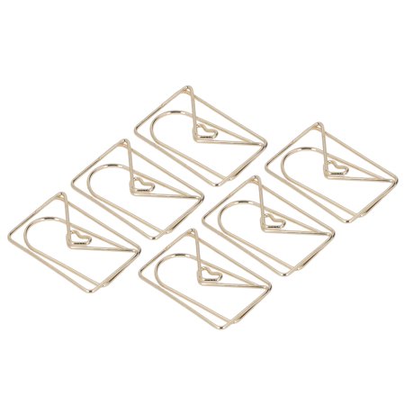 Golden Paper Clips, Golden Metallic Paper Clips Antislip Prevent