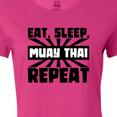 thumbnail image 4 of Inktastic Eat, Sleep, Muay Thai, Repeat Women's T-Shirt, 4 of 5