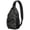 Black-139, variant on Symmetrical Design Sling Bag Anti-Theft Crossbody Bag for Outdoor Adventures Rustic Home Decor Inspired