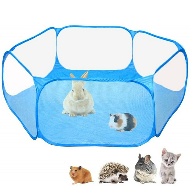 Parc pour Animaux Portable Pliable Respirant Tente de Jeu pour Petits Animaux