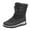 Grey, variant on PEASKJP Snow Boots for Women Lined Warm Ankle Booties, Outdoor Anti-slip Waterproof Comfortable Short Boot,Gray 39