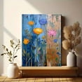 thumbnail image 6 of Textured Floral Garden Canvas Print Wall Art for Living Room Bedroom Office Hallway Kitchen Cozy Home Decor, 6 of 8