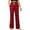 Red, variant on WREESH Womens Wide Leg Pants Fashion Casual Loose Pocket Drawstring Printing Trousers Pajama Pants Blue