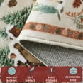 thumbnail image 5 of Wonnitar 2x3 Christmas Entryway Rug, Non Slip Soft Kitchen Rug, Christmas Indoor Door Mat for Entrance, Washable Xmas Low Pile Throw Rug for Bathroom Holiday Decor, Beige, 5 of 14