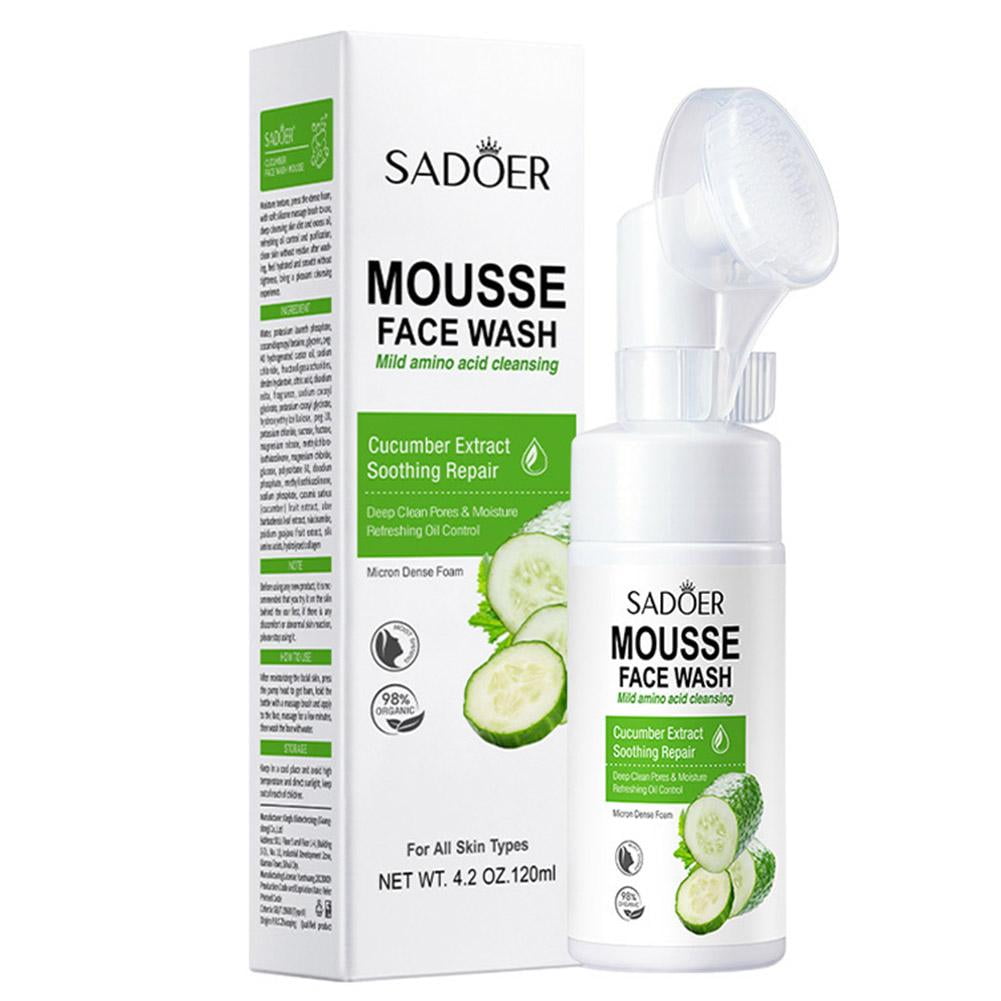 ZHXXCUM Cucumber 120ml Cleansing Mousse Series Sadoer Mild